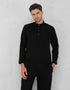 BAJU MELAYU FIRASH (S/FIT) (BLACK)